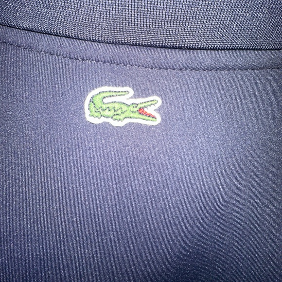 Lacoste Live Colorblock Polo Shirt XXL Black, Blue & Green Stylish Casual Wear - Picture 6 of 7